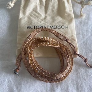 Victoria Emerson leather wrap bracelet